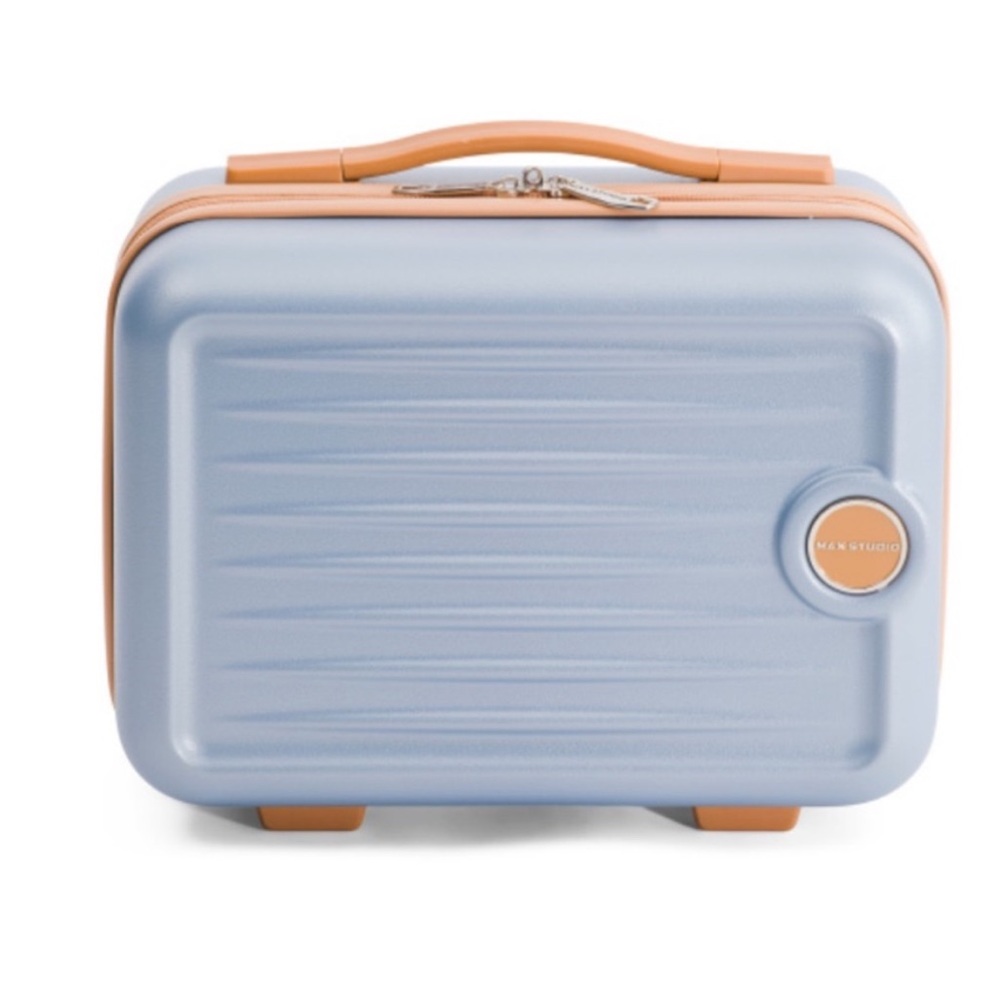 Max Studio Elegant Blue and Tan Organizer